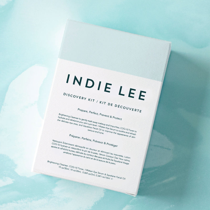 Indie Lee Discovery Kit includes 3 mini size bottles of our best-selling products